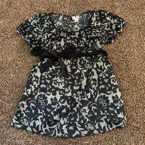 Motherhood Maternity Black Floral Blouse - Size S